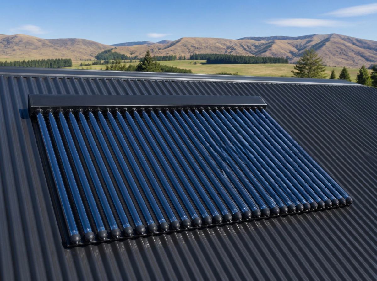 Solar hot water system installation